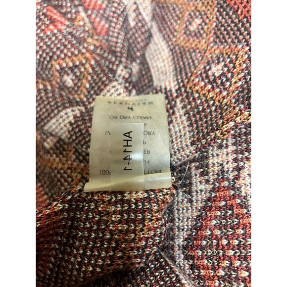 Peruvian Connection Pima Cotton Poncho Andean Geometric  Size XL - Picture 5 of 9